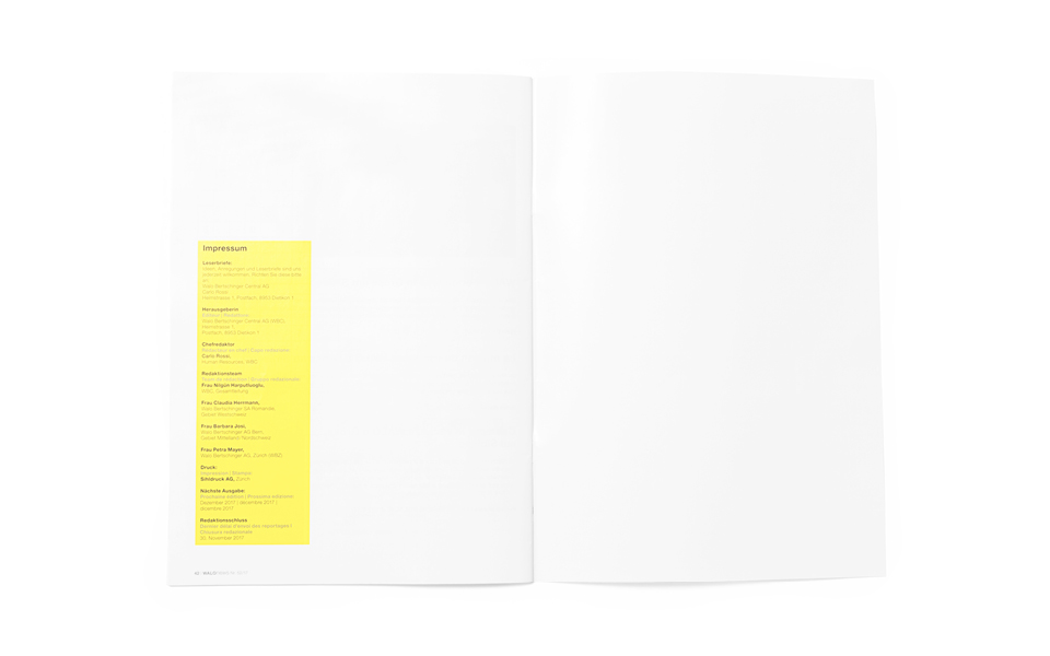 Walo Bertschinger AG - Magazin 15 walo 2