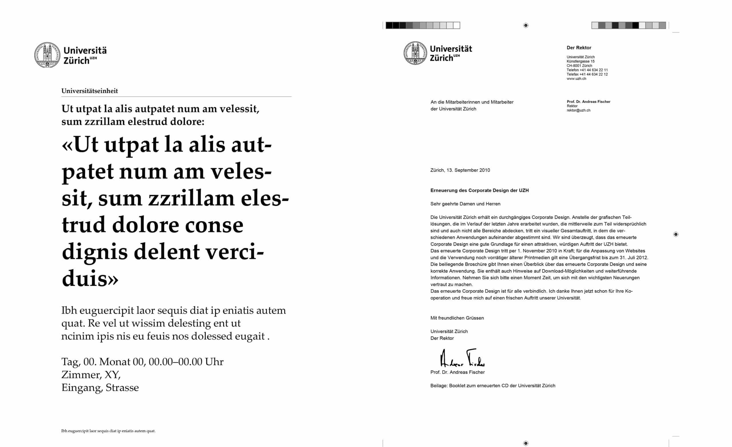 Universität Zürich - UZH 20 TBS UZH Universitaet Zuerich Briefschaft Anzeige Brief scaled