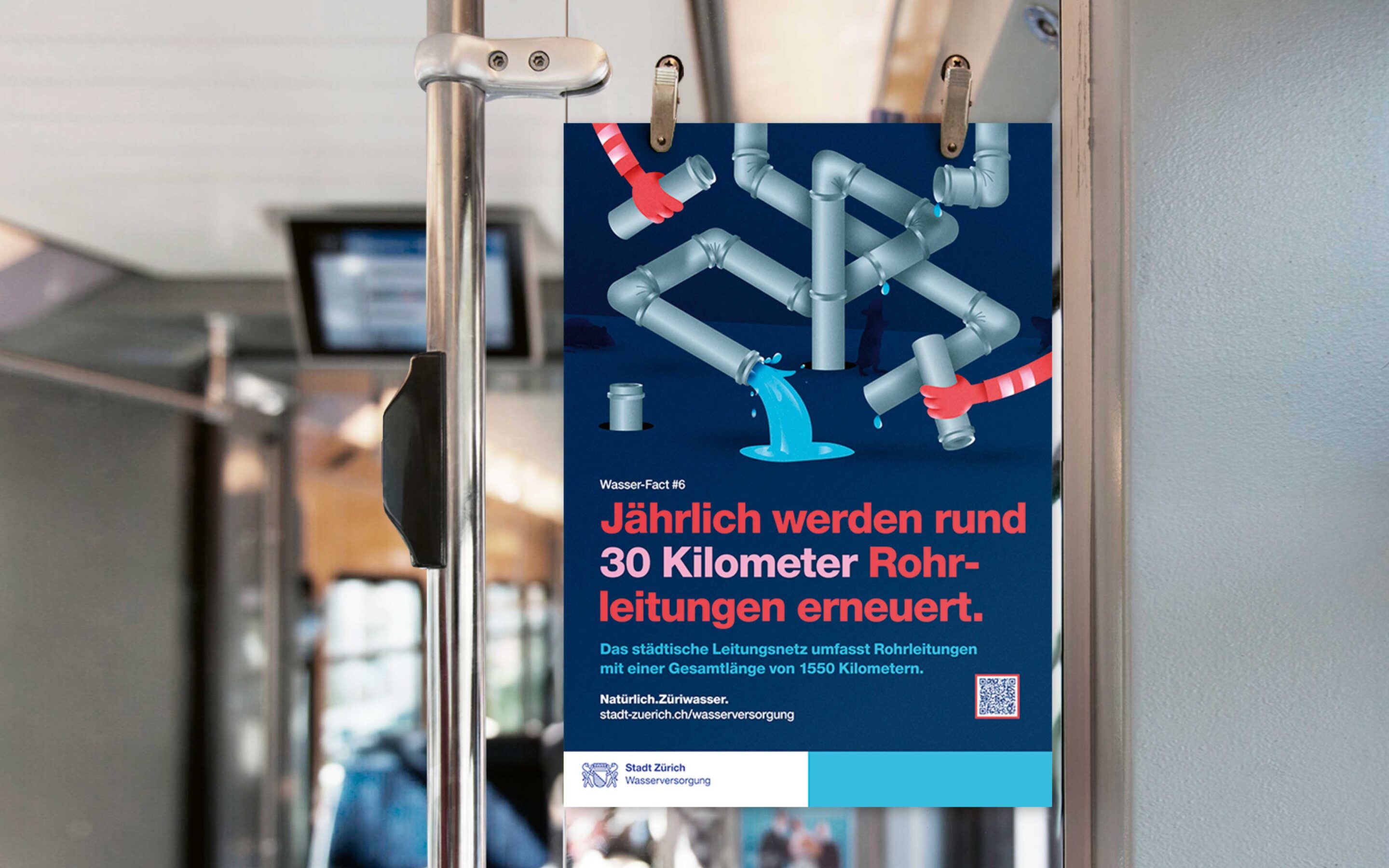 Wasserversorgung Stadt Zuerich Tramhaenger