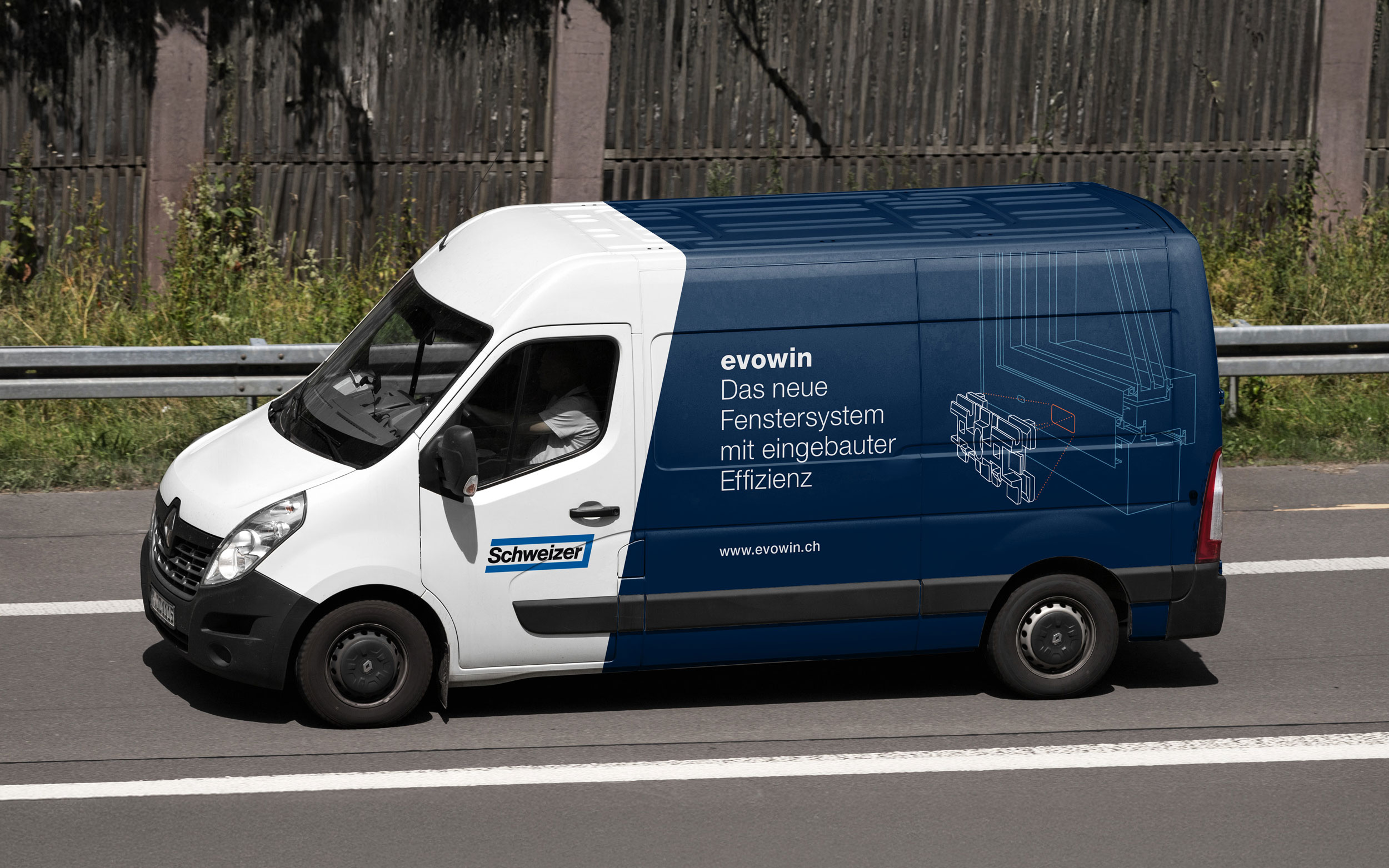 Ernst Schwiezer Evowin Fahrzeugbeschriftung