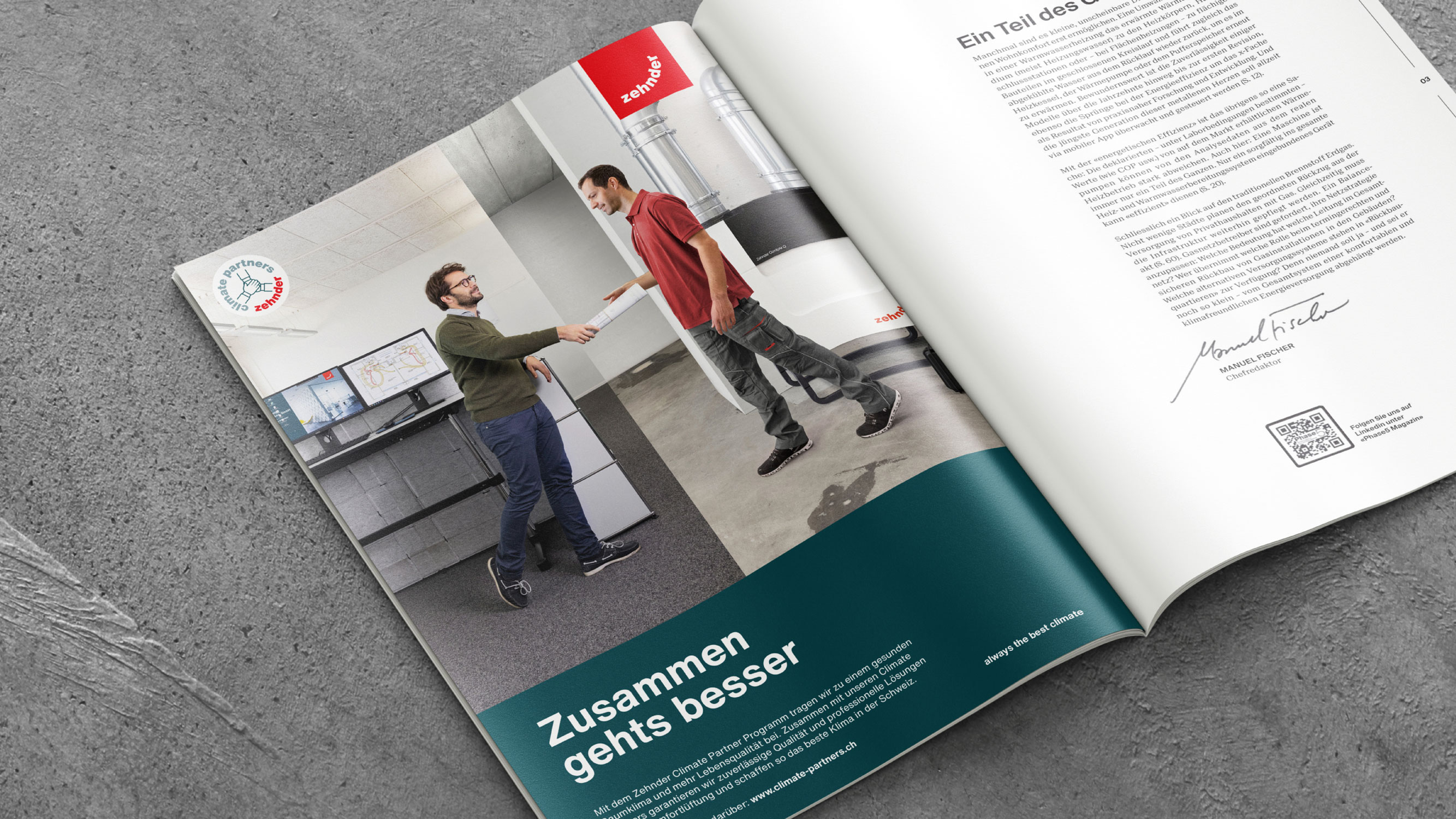 Inserat des Climate Partners Programm