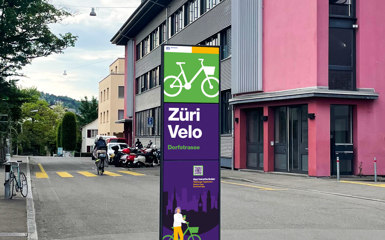 Züri Velo – Dorfstrasse Detail