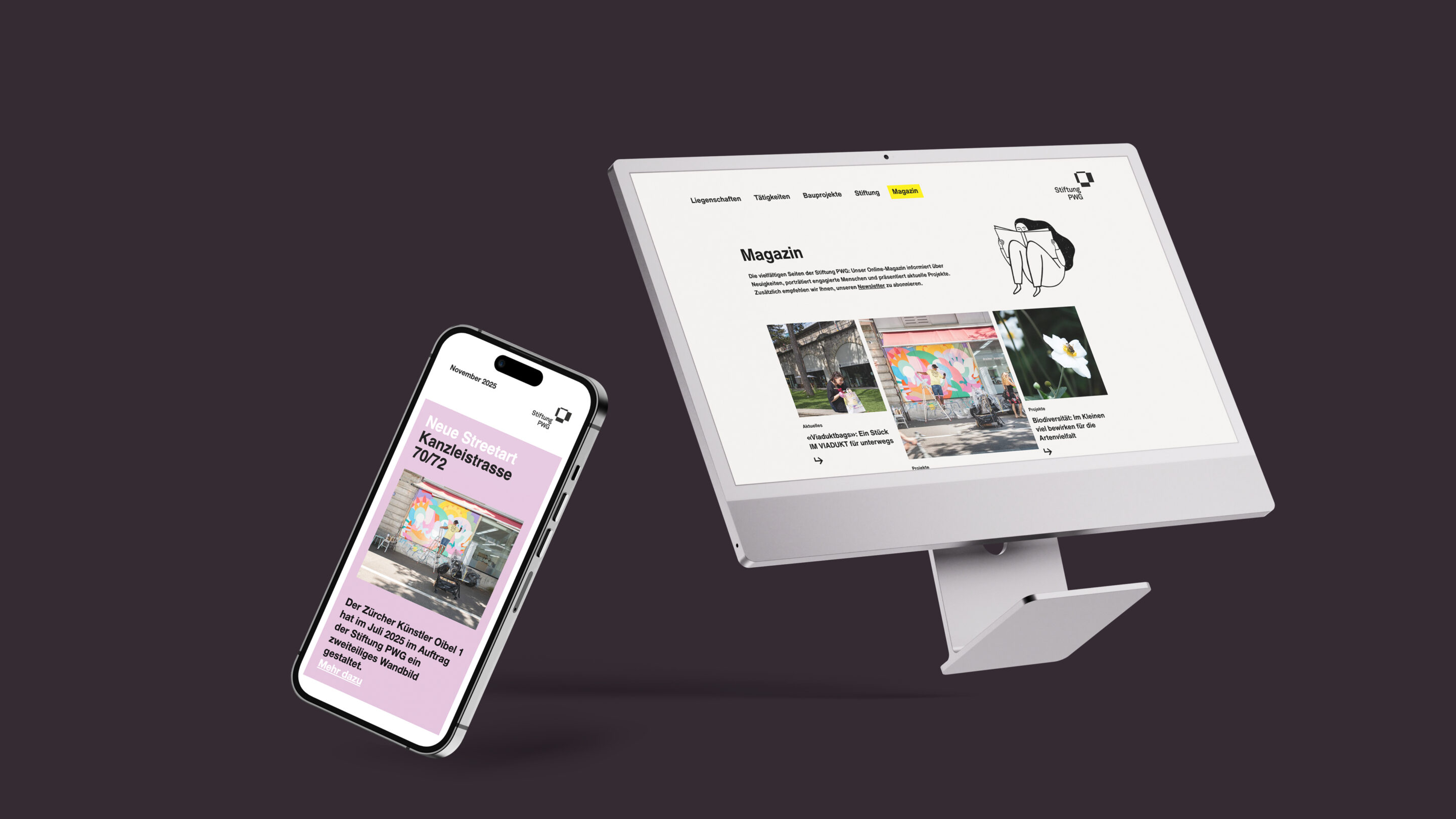 Stiftung PWG Magazin und Newsletter Stiftung PWG Magazin und Newsletter