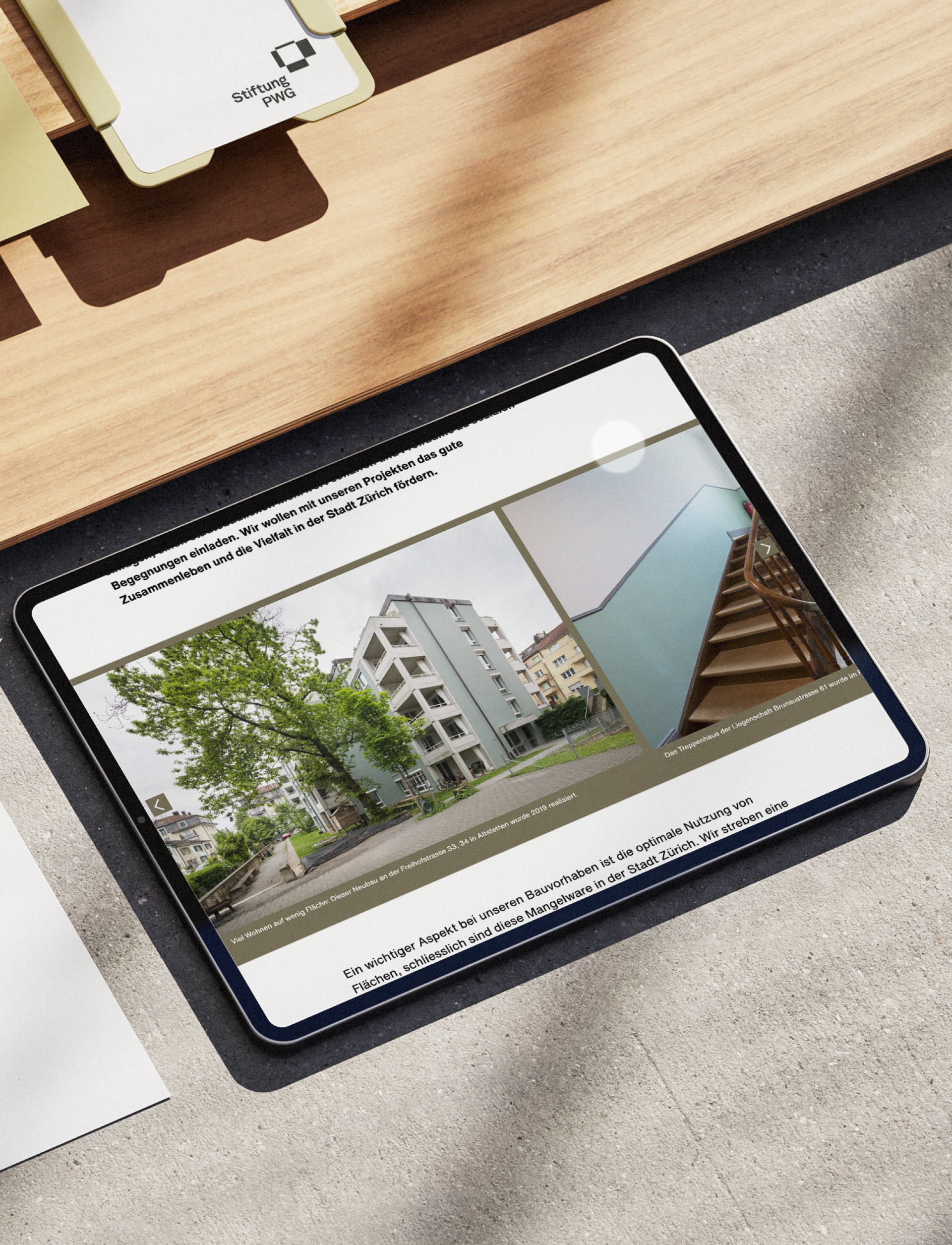 Stiftung PWG – Bauprojekte Stiftung PWG Farbsystem – Bauprojekte