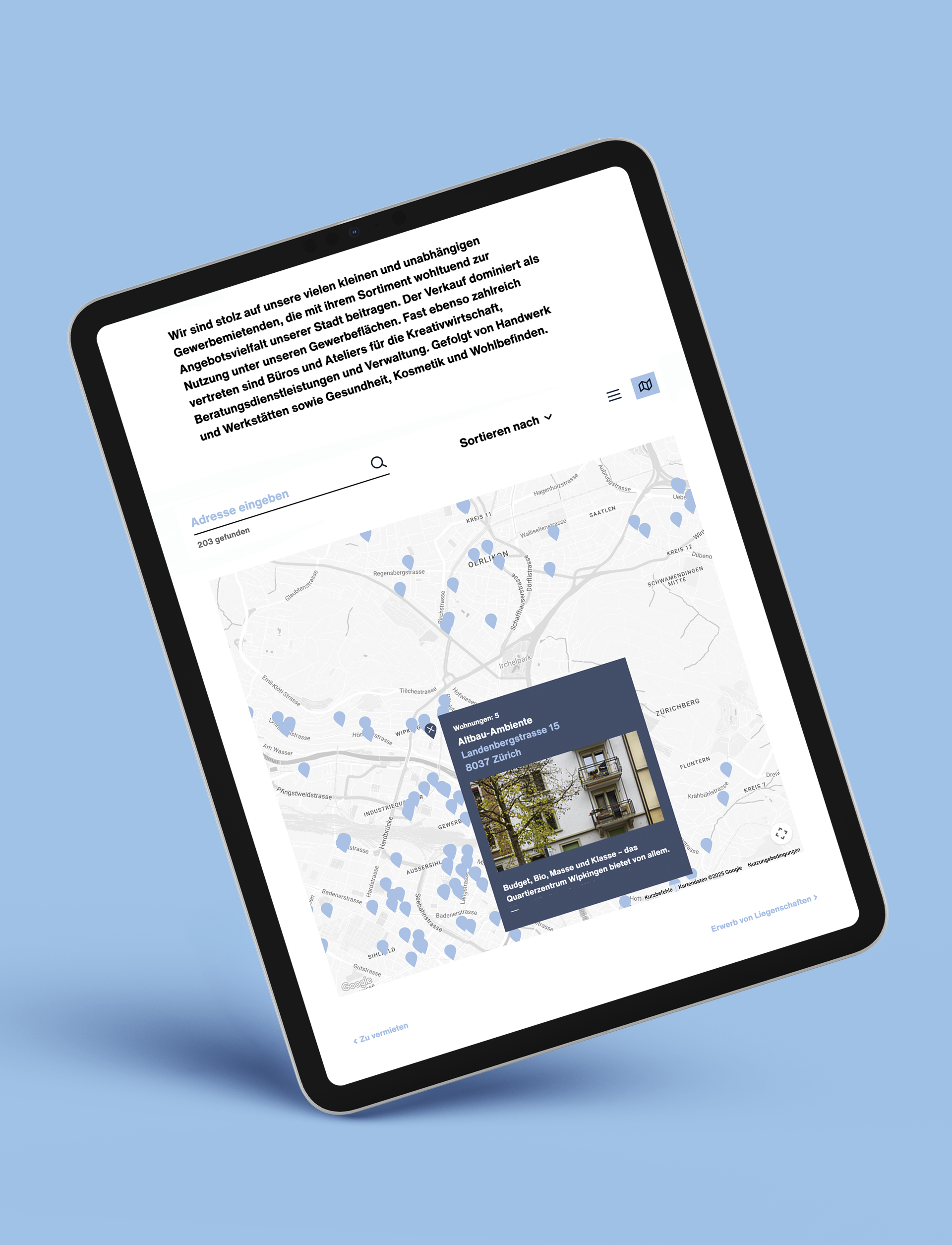 Stiftung PWG – Liegenschaften Stiftung PWG – Liegenschaften